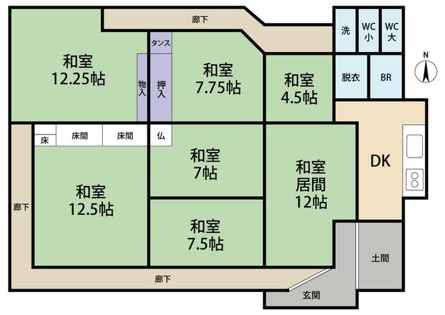 detached 宮城県登米市東和町米谷字細野 地図を見る