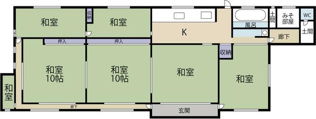 detached 宮城県登米市迫町森字赤沼 地図を見る