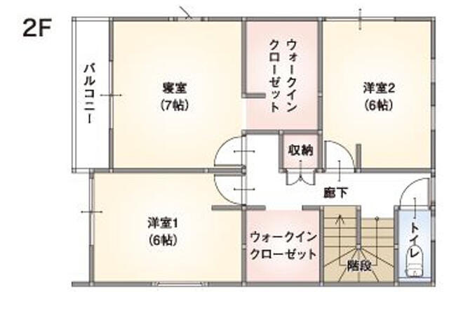 商品プラン「Ｗｉｔｈ（ウィズ）２Ｆ間取り
