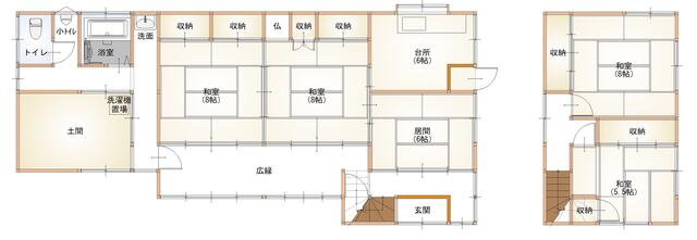 detached 宮城県加美郡加美町字旧舘一番 地図を見る