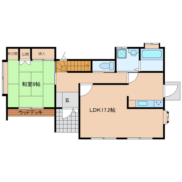 detached 宮城県遠田郡美里町北浦字道祖神 地図を見る