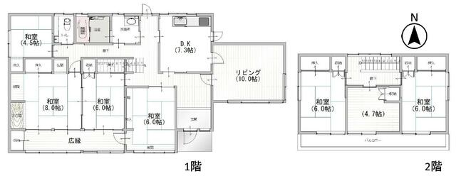 detached 宮城県遠田郡涌谷町字六軒町裏 地図を見る