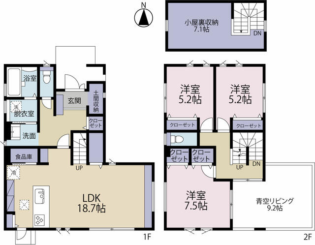 detached 宮城県宮城郡利府町加瀬字十三本塚