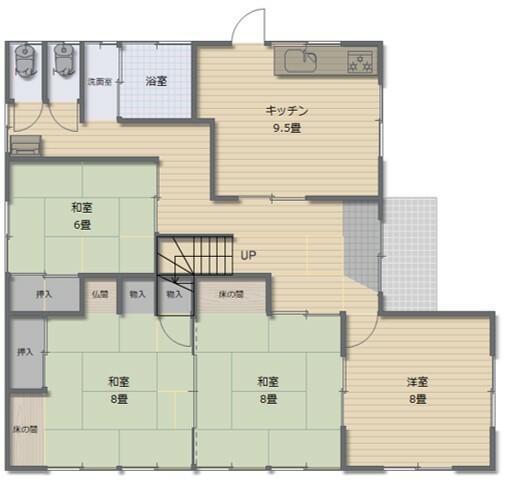 detached 宮城県黒川郡大和町吉岡南１丁目 地図を見る