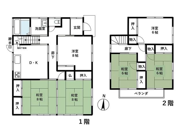 detached 宮城県東松島市大曲字堺堀