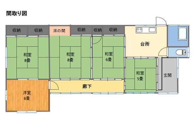 detached 宮城県遠田郡美里町北浦字中組 地図を見る