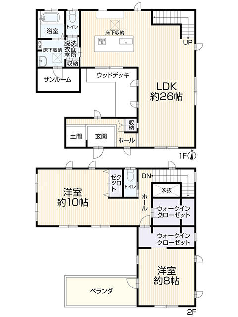 detached 宮城県亘理郡亘理町字裏城戸 地図を見る