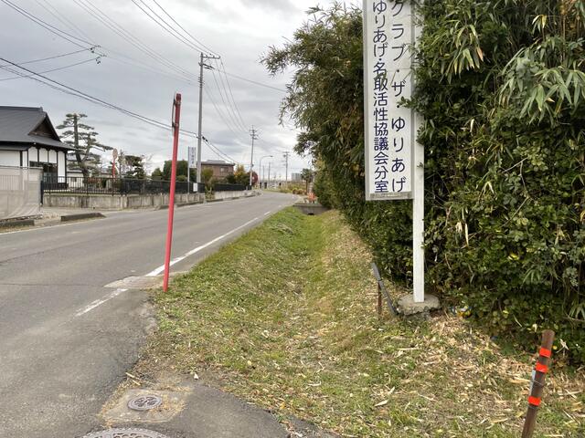 現地土地／東側公道