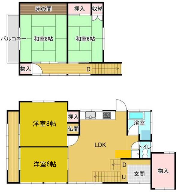 detached 宮城県遠田郡美里町字藤ケ崎町 地図を見る
