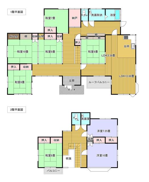 detached 宮城県遠田郡涌谷町字裏桜町 地図を見る