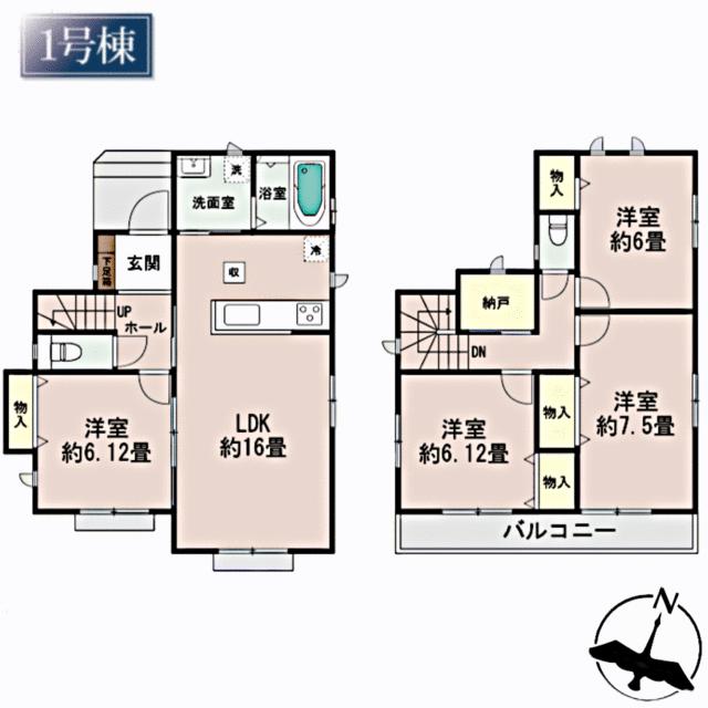 detached 宮城県宮城郡利府町神谷沢字南沢 地図を見る