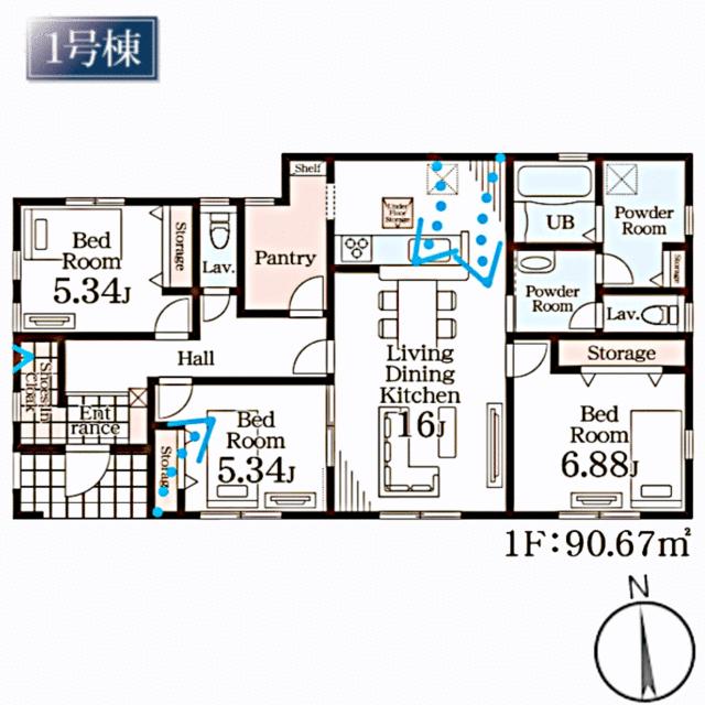 detached 宮城県岩沼市押分字奥山 地図を見る