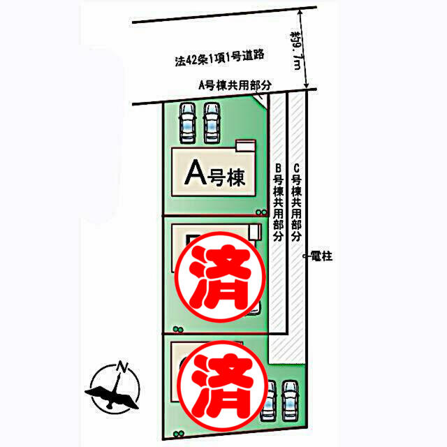 detached 宮城県東松島市矢本字上新沼 地図を見る