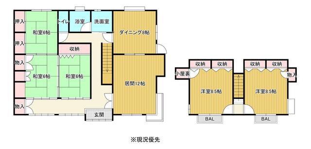 detached 宮城県黒川郡大和町吉田字南五福院 地図を見る
