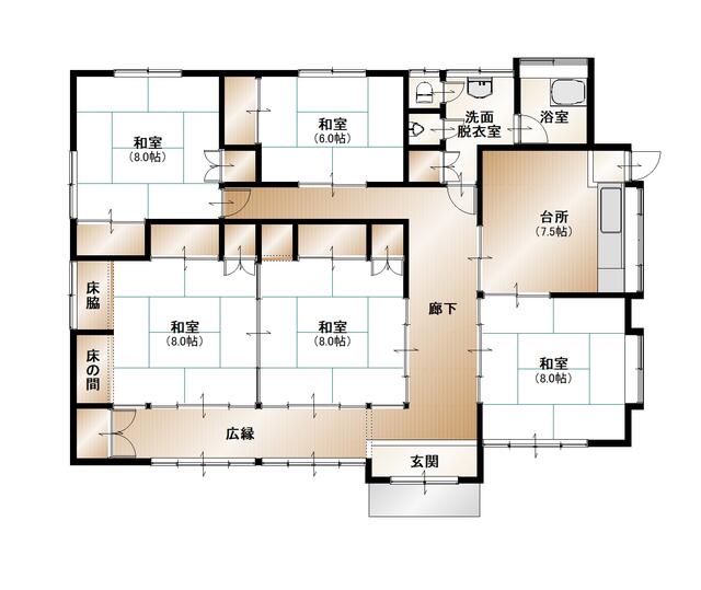 detached 宮城県大崎市松山千石字松山 地図を見る
