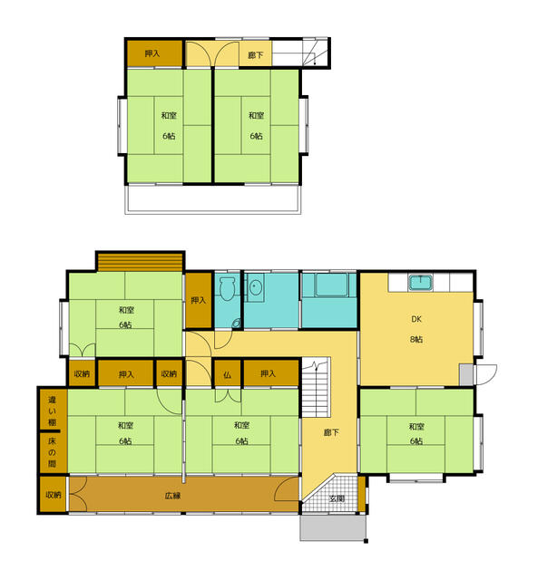 detached 宮城県遠田郡美里町牛飼字牛飼 地図を見る