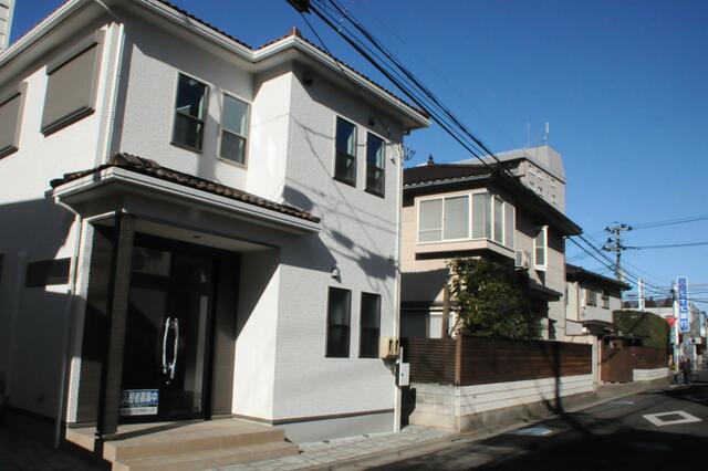 北仙台駅方向　七十七銀行北仙台支店の看板が見えます／撮影日2025-02-04