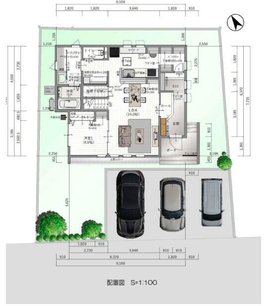 detached 宮城県黒川郡大和町しあわせの杜 地図を見る
