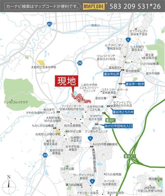 detached 宮城県黒川郡大和町しあわせの杜 地図を見る
