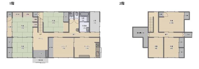detached 秋田県北秋田市根田字屋布岱 地図を見る