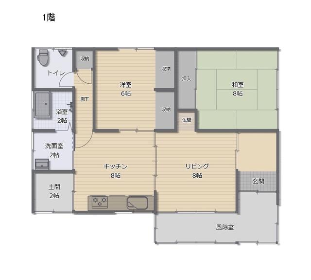 detached 秋田県北秋田市坊沢字大向 地図を見る