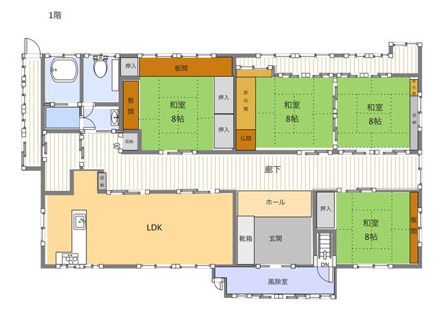 detached 秋田県北秋田市福田字福田 地図を見る