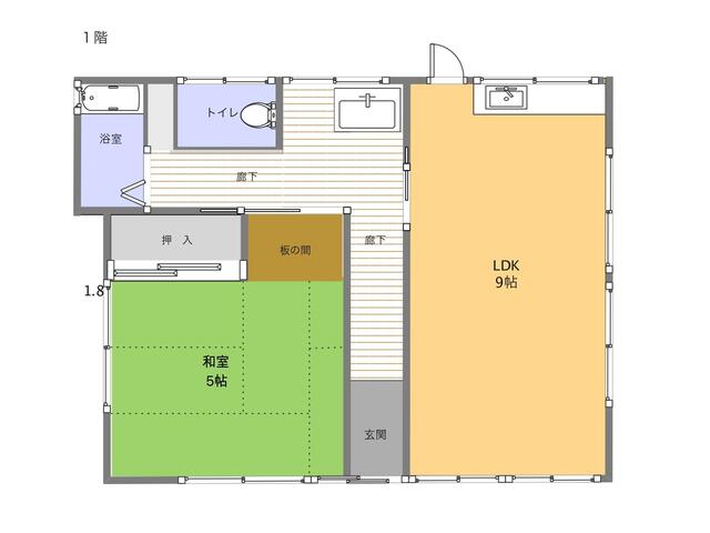 detached 秋田県北秋田市綴子字前野 地図を見る