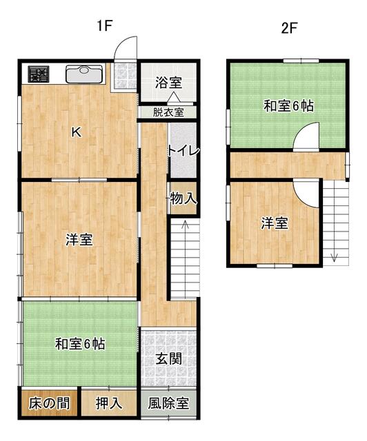 秋田県由利本荘市の一戸建て | 400万円 | 4LDK | 181.82m² | Akiyama house finder
