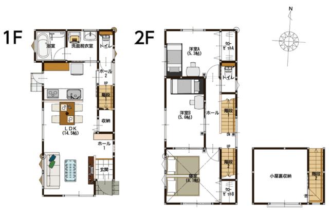 秋田県秋田市の一戸建て | 2680万円 | 3LDK | 100.93m² | Akiyama house finder