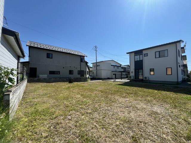 現地土地／北東角から撮影