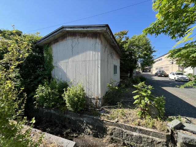 現地土地／南側から撮影