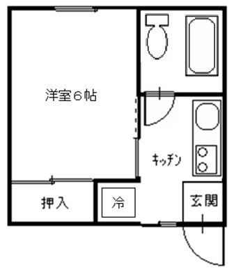 間取り図／１Ｋタイプ