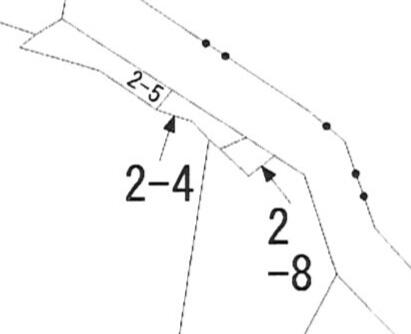 区画図／公図（陣場岱２－４、２－５）