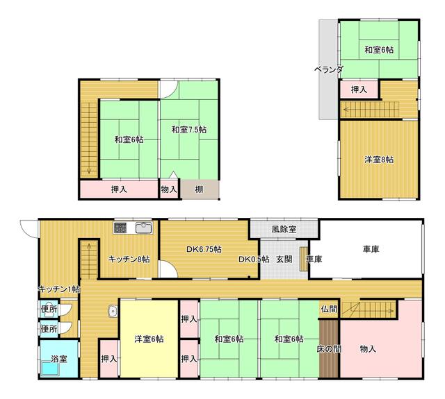 detached 秋田県能代市二ツ井町字五千苅 地図を見る