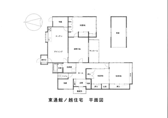 detached 秋田県秋田市東通館ノ越 地図を見る