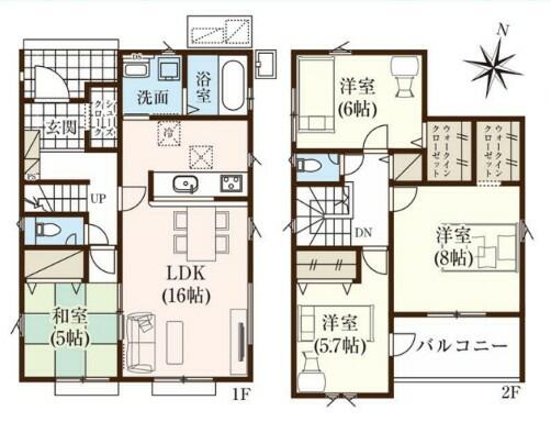 detached 山形県東根市神町東２丁目 地図を見る