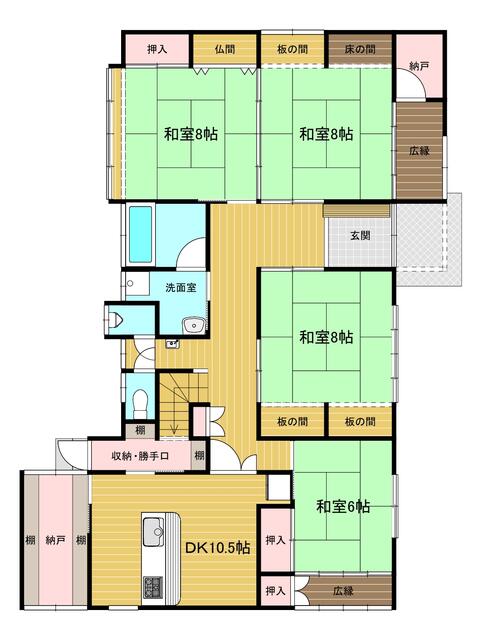 detached 山形県村山市楯岡北町２丁目 地図を見る