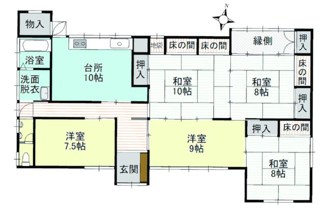 detached 山形県東田川郡三川町大字押切新田字対馬