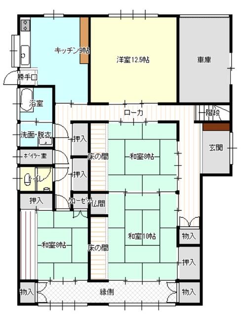 detached 山形県南陽市池黒 地図を見る