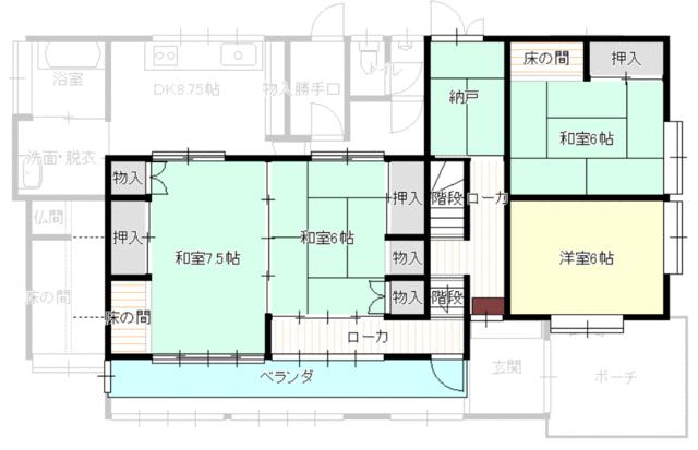 detached 山形県東置賜郡高畠町大字下和田 地図を見る
