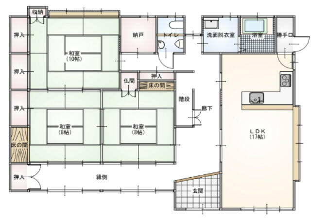 detached 山形県東置賜郡高畠町大字糠野目
