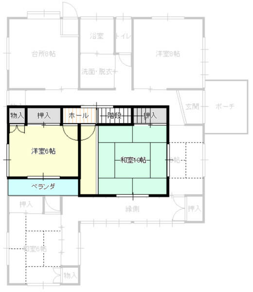 detached 山形県長井市清水町１丁目