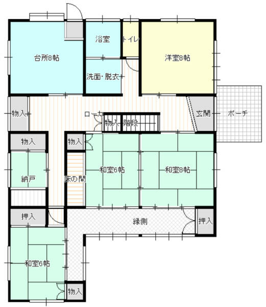 detached 山形県長井市清水町１丁目