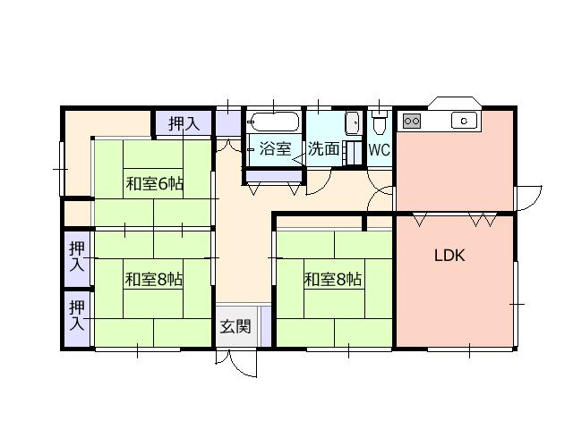 detached 山形県西村山郡河北町谷地荒町東１丁目 地図を見る