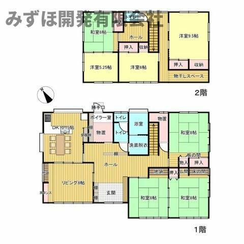 detached 山形県西村山郡河北町谷地字所岡 地図を見る
