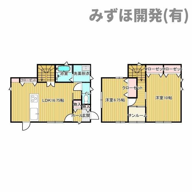 detached 山形県西村山郡河北町谷地字十二堂 地図を見る