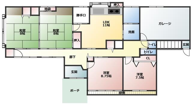 detached 山形県寒河江市船橋町
