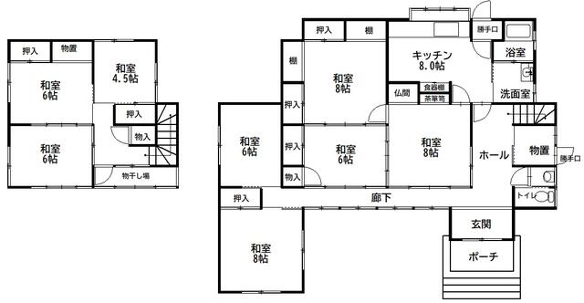 detached 山形県最上郡金山町大字金山 地図を見る