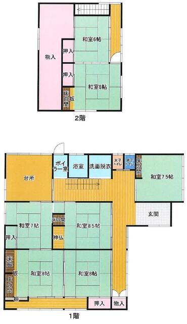 detached 山形県東田川郡庄内町余目字町 地図を見る