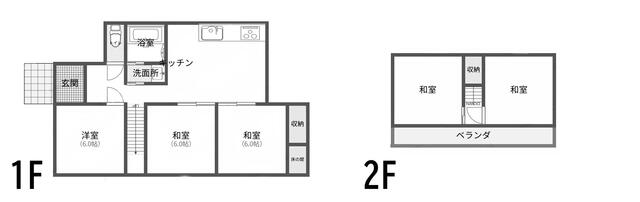 福島県郡山市の一戸建て | 70万円 | 5DK | 216.79m² | Akiyama house finder